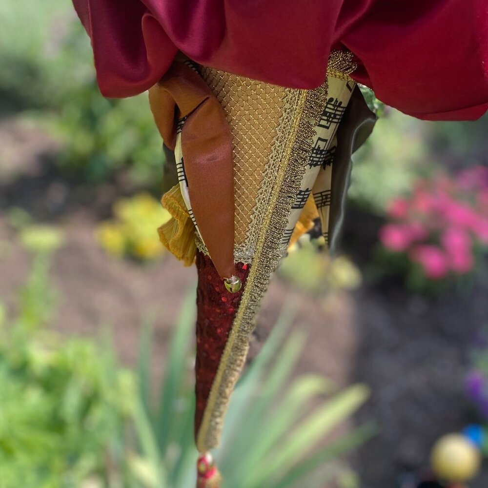 Vintage Wayne Kleski Katherines Collection Jester Cone Doll Retired - Picture 6 of 10